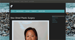 Desktop Screenshot of newstreetplasticsurgery.com