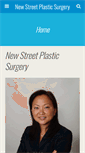 Mobile Screenshot of newstreetplasticsurgery.com