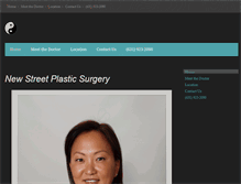 Tablet Screenshot of newstreetplasticsurgery.com